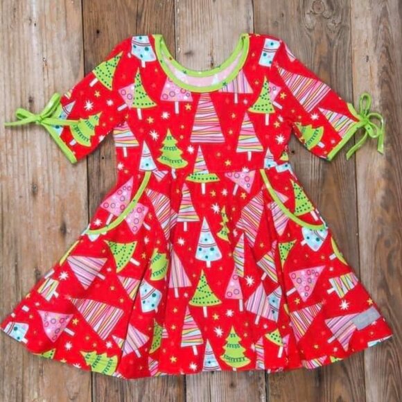 Eleanor Rose 6/7 Christmas Dress - Picture 1 of 4